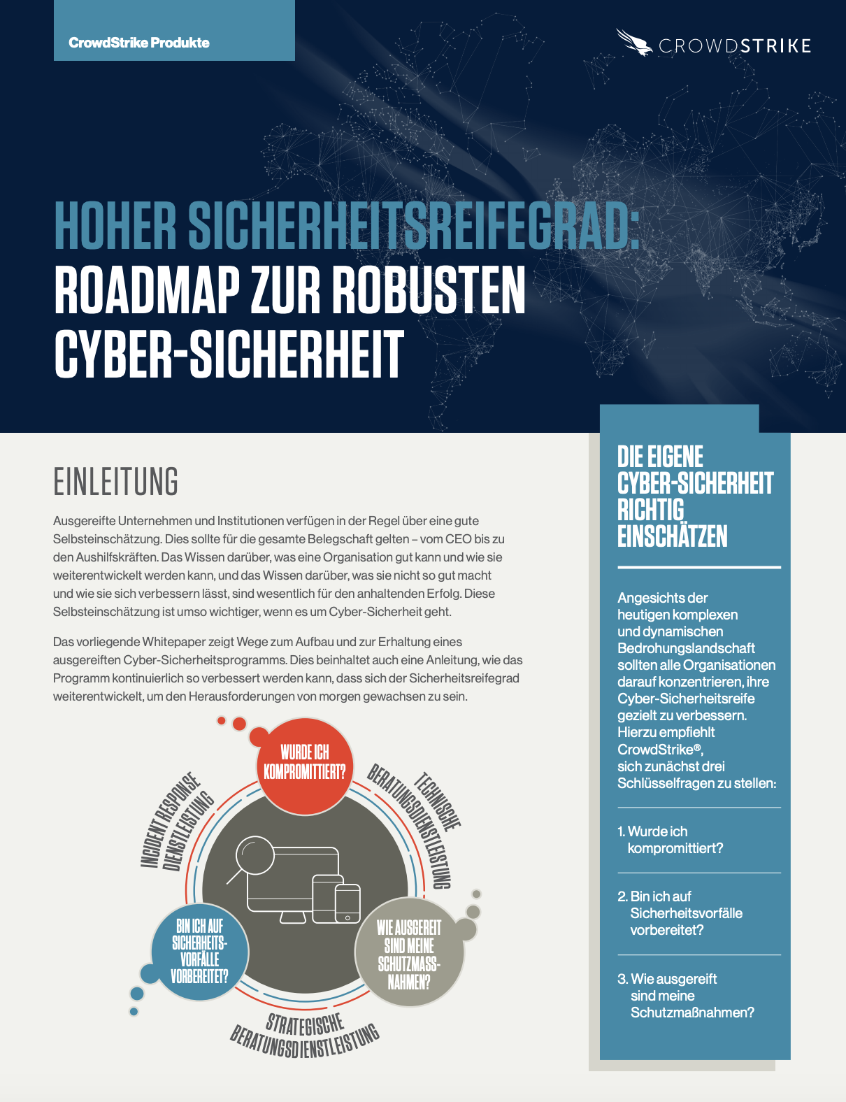 Security Maturity Roadmap White Paper Cover Image German